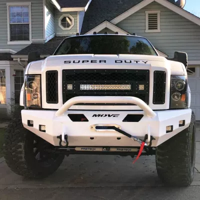 FORD F250-350 2008-2010 with CLASSIC FRONT Weld It Yourself Offroad installed
