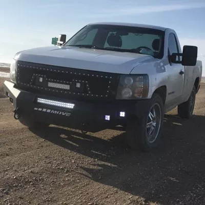 CHEVY 1500 2007.5-2013 with CLASSIC FRONT Weld It Yourself STANDARD installed
