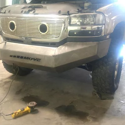 GMC 2500-3500HD 2003-2007 with CLASSIC FRONT Weld It Yourself STANDARD installed