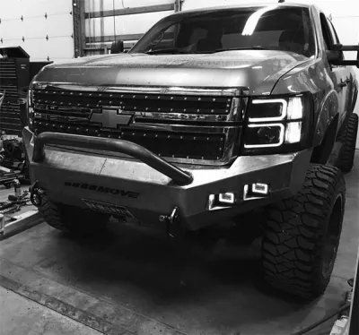 CHEVY 2500-3500HD 2011-2014 with CLASSIC FRONT Weld It Yourself STANDARD installed