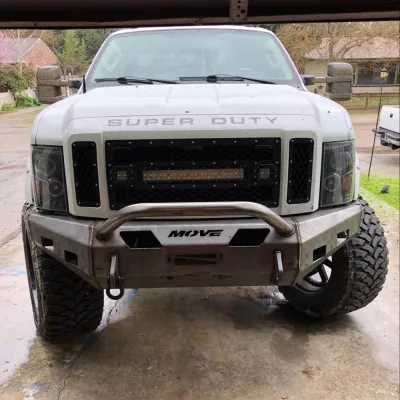 FORD F250-350 2008-2010 with CLASSIC FRONT Weld It Yourself Offroad installed