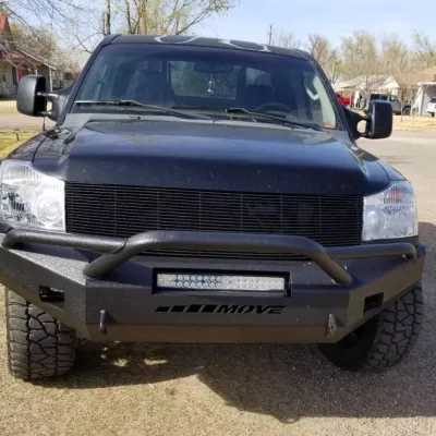 NISSAN TITAN 2003-2015 with CLASSIC FRONT Weld It Yourself STANDARD installed