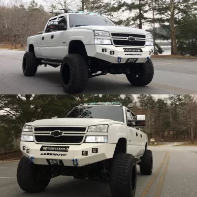 CHEVY 2500-3500HD 2003-2007 with CLASSIC FRONT Weld It Yourself STANDARD installed