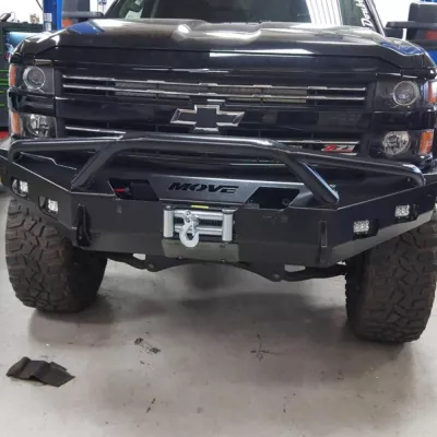 CHEVY 2500-3500HD 2015-2019 with CLASSIC FRONT Weld It Yourself Offroad installed