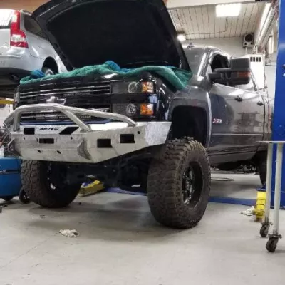 CHEVY 2500-3500HD 2015-2019 with CLASSIC FRONT Weld It Yourself Offroad installed