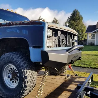 CHEVY 2500-3500HD 1981-1987 with CLASSIC FRONT Weld It Yourself STANDARD installed