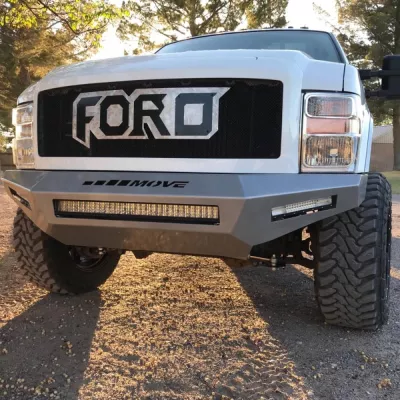 FORD F250-350 2008-2010 with PRECISION FRONT Weld It Yourself STANDARD installed