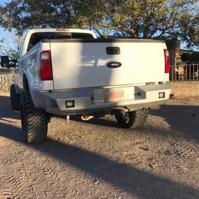 FORD F250-350 2008-2010 with CLASSIC REAR Weld It Yourself STANDARD installed