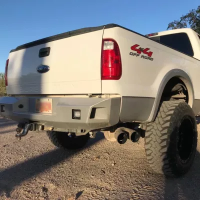 FORD F250-350 2008-2010 with CLASSIC REAR Weld It Yourself STANDARD installed