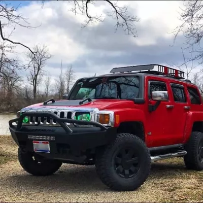 HUMMER H3 2005-2010 with PRECISION FRONT Weld It Yourself STANDARD installed