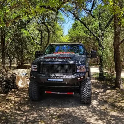 FORD F250-350 1999-2004 with PRECISION FRONT W.I.Y.KIT STANDARD installed