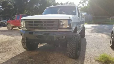 FORD F250-350 1992-1998 with CLASSIC FRONT Weld It Yourself Offroad installed