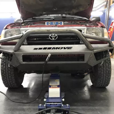 TOYOTA TACOMA 1995-2004 with PRECISION FRONT Weld It Yourself STANDARD installed