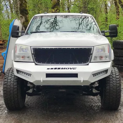 CHEVY 2500-3500HD 2003-2007 with PRECISION FRONT Weld It Yourself STANDARD installed