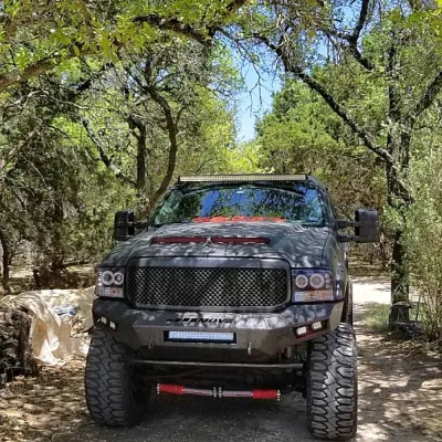 FORD F250-350 1999-2004 with PRECISION FRONT W.I.Y.KIT STANDARD installed