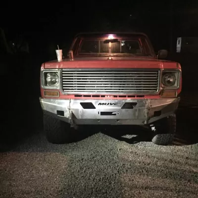 CHEVY 2500-3500HD 1973-1980 with CLASSIC FRONT Weld It Yourself Offroad installed