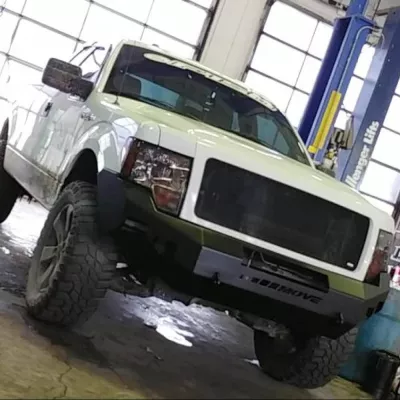 FORD F150 2009-2014 with CLASSIC FRONT Weld It Yourself STANDARD installed