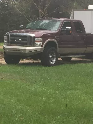 FORD F250-350 2008-2010 with CLASSIC FRONT Weld It Yourself STANDARD installed