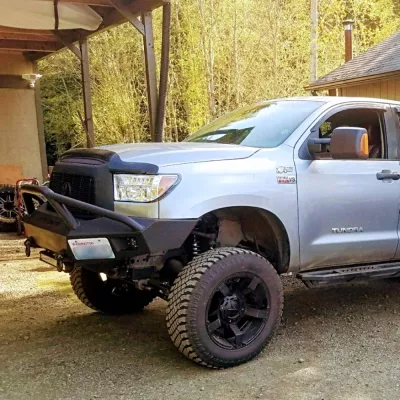 TOYOTA TUNDRA 2007-2013 with PRECISION FRONT Weld It Yourself STANDARD installed