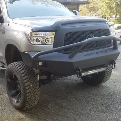 TOYOTA TUNDRA 2007-2013 with PRECISION FRONT Weld It Yourself STANDARD installed