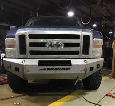 FORD F250-350 2008-2010 with CLASSIC FRONT Weld It Yourself STANDARD installed