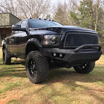 DODGE 2500-3500 2010-2018 with PRECISION FRONT Weld It Yourself STANDARD installed