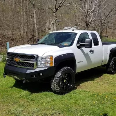 CHEVY 2500-3500HD 2011-2014 with CLASSIC FRONT Weld It Yourself STANDARD installed
