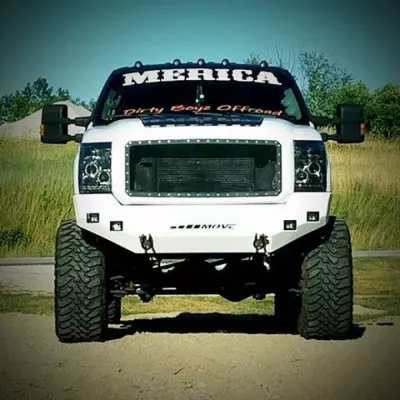 FORD F250-350 2011-2016 with CLASSIC FRONT W.I.Y.KIT STANDARD installed