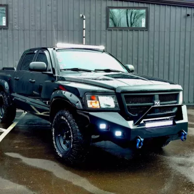 DODGE DAKOTA 2005-2011 with CLASSIC FRONT Weld It Yourself STANDARD installed