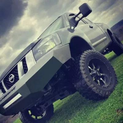 NISSAN TITAN 2003-2015 with PRECISION FRONT Weld It Yourself STANDARD installed