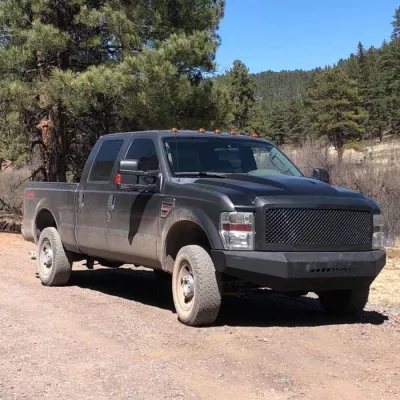 FORD F250-350 2008-2010 with CLASSIC FRONT Weld It Yourself STANDARD installed