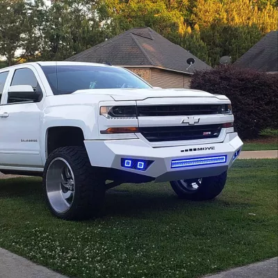 CHEVY 1500 2016-2018 with PRECISION FRONT W.I.Y.KIT STANDARD installed