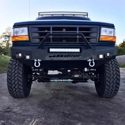 FORD F250-350 1992-1998 with CLASSIC FRONT Weld It Yourself STANDARD installed