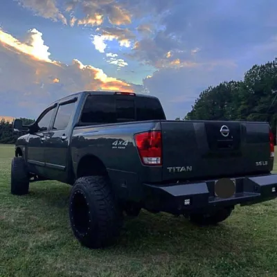 NISSAN TITAN 2003-2015 with CLASSIC REAR Weld It Yourself STANDARD installed