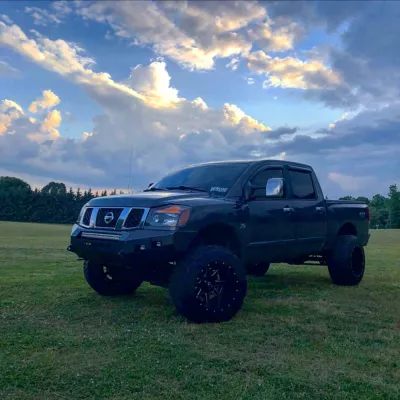 NISSAN TITAN 2003-2015 with CLASSIC FRONT Weld It Yourself STANDARD installed