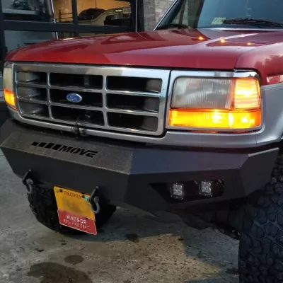 FORD F250-350 1992-1998 with PRECISION FRONT Weld It Yourself STANDARD installed