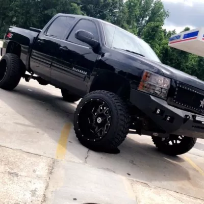 CHEVY 1500 2007.5-2013 with CLASSIC FRONT Weld It Yourself STANDARD installed