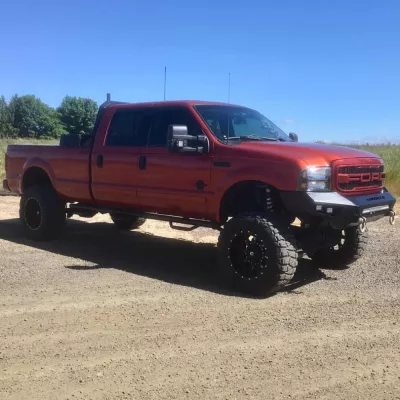 FORD F250-350 1999-2004 with PRECISION FRONT W.I.Y.KIT STANDARD installed