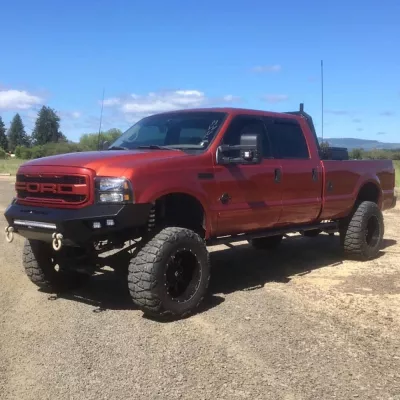 FORD F250-350 1999-2004 with PRECISION FRONT W.I.Y.KIT STANDARD installed