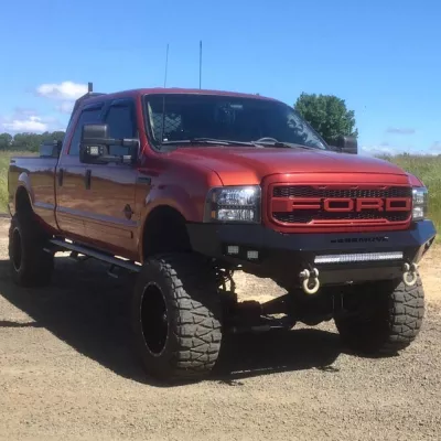 FORD F250-350 1999-2004 with PRECISION FRONT W.I.Y.KIT STANDARD installed