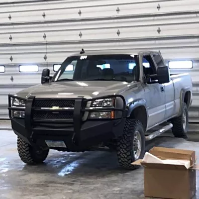 CHEVY 2500-3500HD 2003-2007 with CLASSIC FRONT Weld It Yourself STANDARD installed