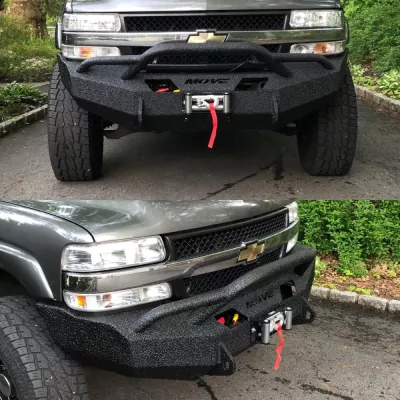 CHEVY 2500-3500HD 1999-2002 with CLASSIC FRONT Weld It Yourself Offroad installed