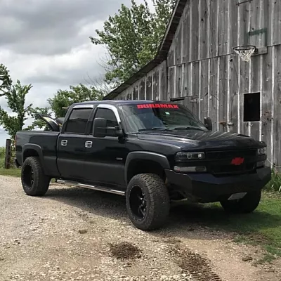 CHEVY 2500-3500HD 1999-2002 with CLASSIC FRONT Weld It Yourself STANDARD installed