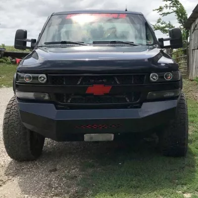 CHEVY 2500-3500HD 1999-2002 with CLASSIC FRONT Weld It Yourself STANDARD installed