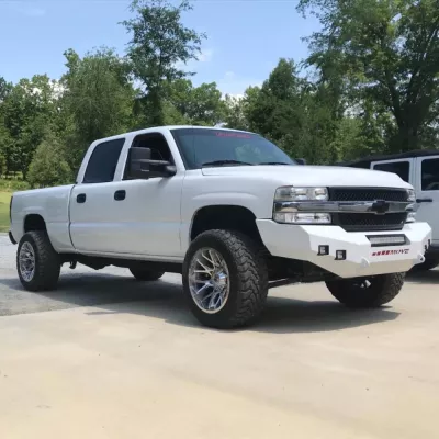 CHEVY 2500-3500HD 1999-2002 with CLASSIC FRONT Weld It Yourself STANDARD installed
