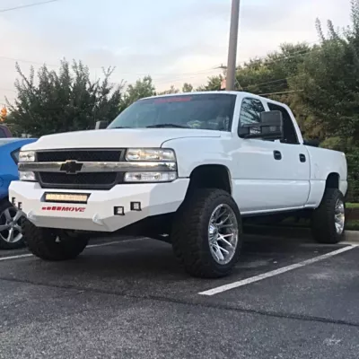 CHEVY 2500-3500HD 1999-2002 with CLASSIC FRONT Weld It Yourself STANDARD installed