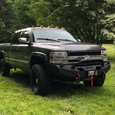CHEVY 2500-3500HD 1999-2002 with CLASSIC FRONT Weld It Yourself Offroad installed