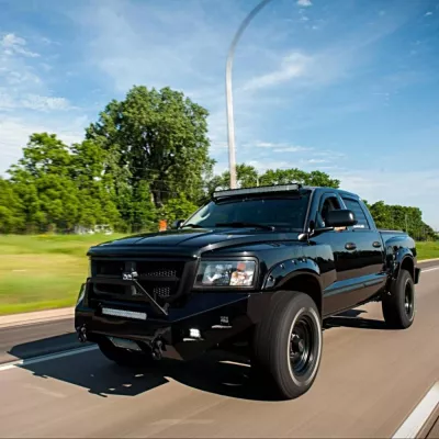 DODGE DAKOTA 2005-2011 with CLASSIC FRONT Weld It Yourself STANDARD installed