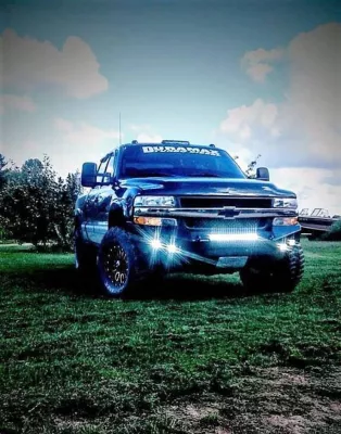 CHEVY 2500-3500HD 1999-2002 with CLASSIC FRONT Weld It Yourself STANDARD installed