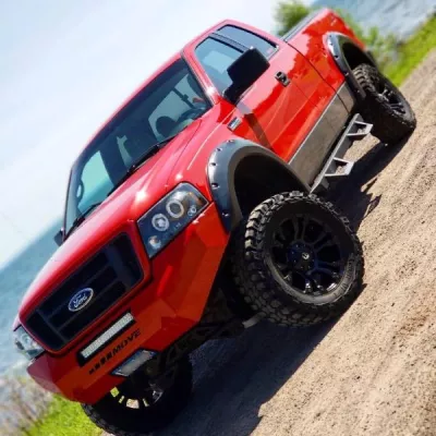FORD F150 2004-2008 with CLASSIC FRONT Weld It Yourself STANDARD installed